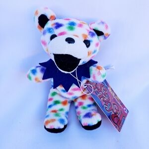 GRATEFUL DEAD BEAN BEAR - BY LIQUID BLUE - "PEGGY-O" BEAR - NEW WITH TAGS RARE
